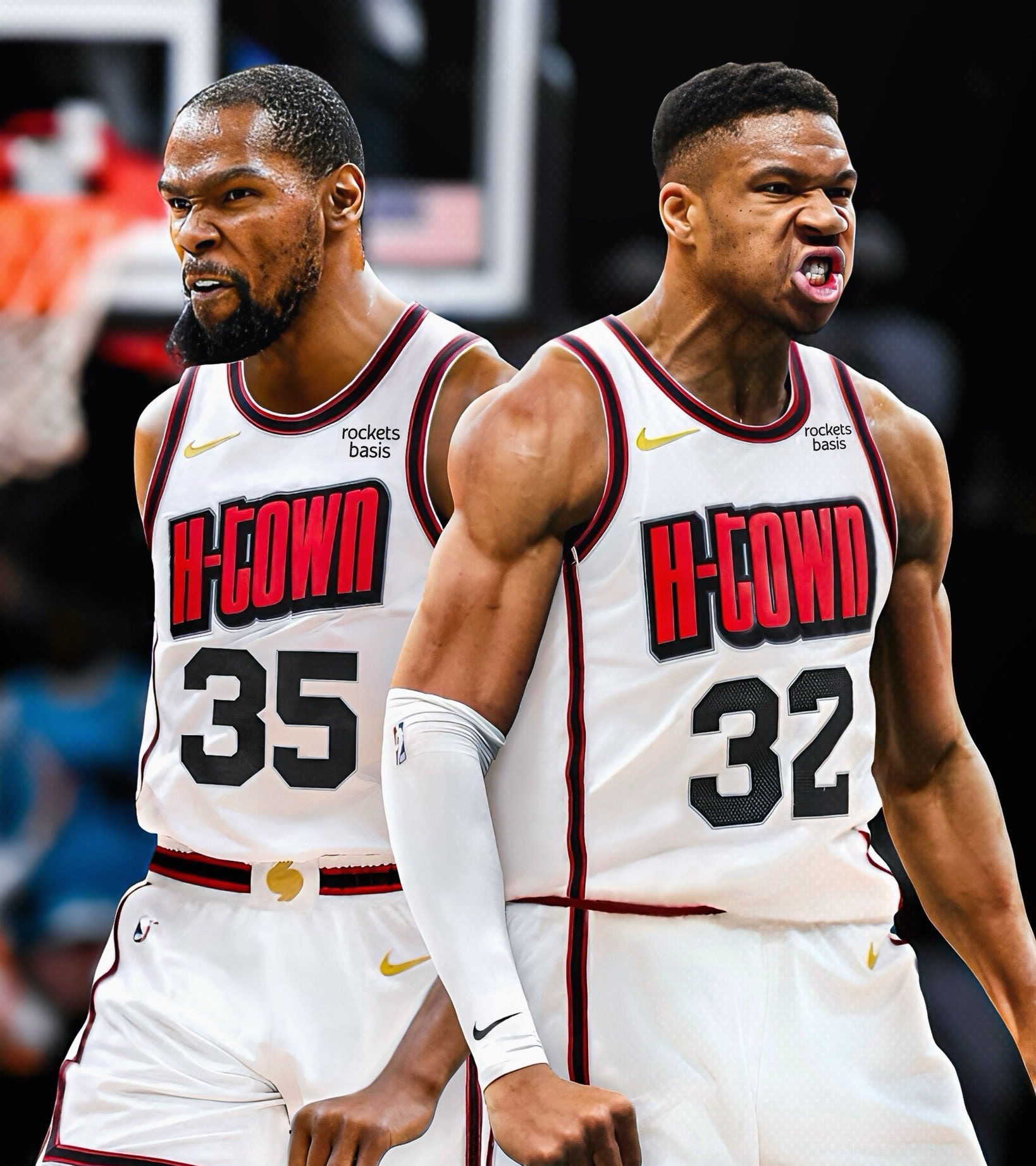 雄鹿主场战胜老鹰，字母哥砍下35+15